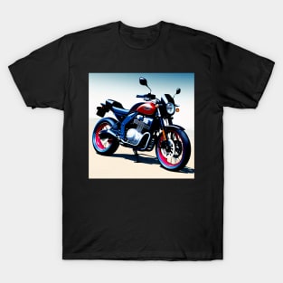 Vintage Sportbike Motorcycle Art T-Shirt